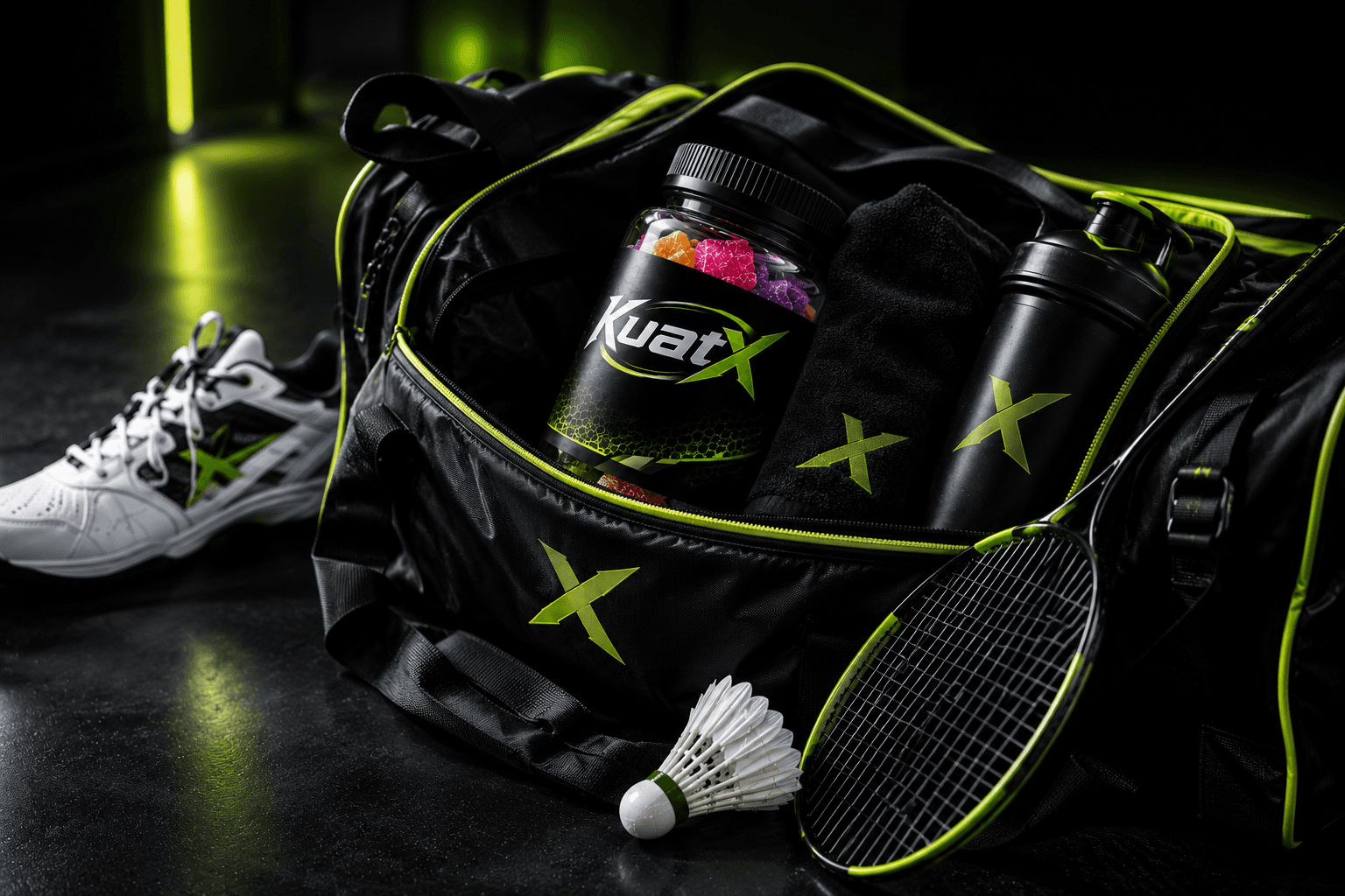 KuatX portable electrolyte gummies for workouts, sports and travel